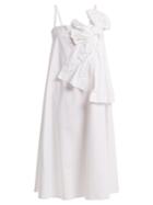 Redvalentino Bow-detail Stretch-cotton Dress