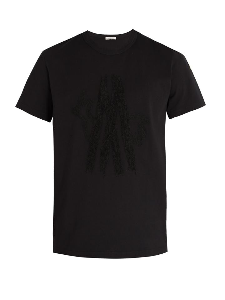 Moncler Loop-back Logo-embroidered Cotton T-shirt