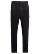 Moncler Gamme Bleu Mid-rise Straight-leg Cotton-gabardine Trousers