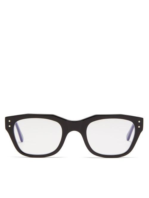 Monc - Grcia D-frame Bio-acetate Glasses - Mens - Black