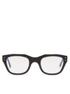 Monc - Grcia D-frame Bio-acetate Glasses - Mens - Black