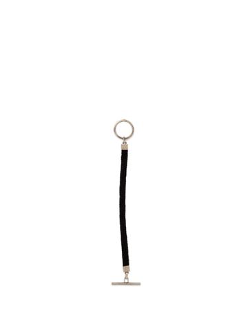 Title Of Work Braided-leather Wrap Keyring