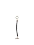 Title Of Work Braided-leather Wrap Keyring