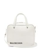Matchesfashion.com Balenciaga - Triangle Square Xs Bag - Womens - White Black