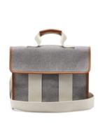 Matchesfashion.com Rue De Verneuil - Laidback Sport Oxford-canvas Cross-body Bag - Womens - Grey Multi