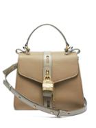 Matchesfashion.com Chlo - Aby Small Leather Shoulder Bag - Womens - Grey