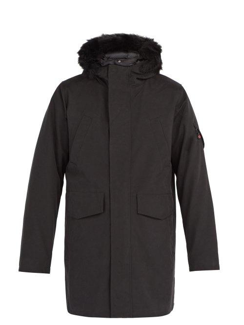 Matchesfashion.com 49 Winters - The Clifton Hooded Cotton Blend Parka - Mens - Black