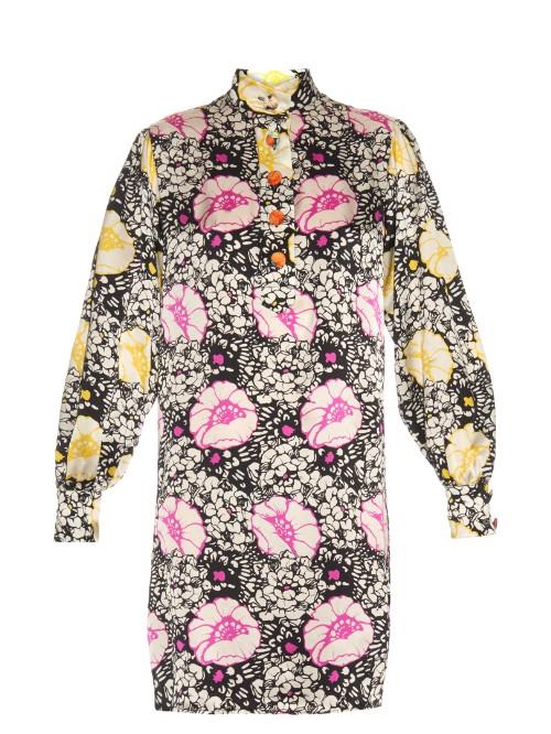 Duro Olowu Zanzibar Flower-print Silk Dress