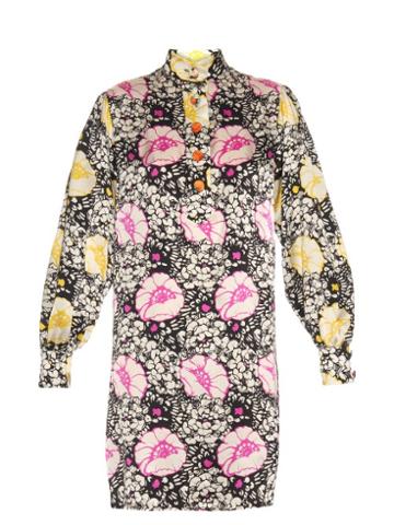 Duro Olowu Zanzibar Flower-print Silk Dress