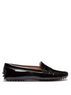 Matchesfashion.com Tod's - Gommino Patent Leather Loafers - Womens - Black