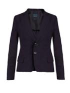 Yohji Yamamoto Regulation Notch-lapel Bow-back Cotton Jacket