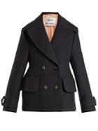 Acne Studios Cheye T Melton Double-breasted Wool Coat