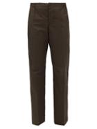 Matchesfashion.com F.r.s - For Restless Sleepers - Etere Vii Piped Straight-leg Cotton Trousers - Womens - White Multi