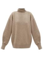 The Frankie Shop - Joya Roll-neck Merino Sweater - Womens - Taupe