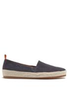 Matchesfashion.com Mulo - Suede Espadrilles - Mens - Blue