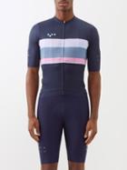 Pedla - Zipped Lunaluxe Cycling Top - Mens - Blue Navy