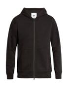 Adidas Originals By Wings + Horns Zip-through Bonded Cotton-jersey Hooded Sweatshirt