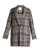 Matchesfashion.com Isabel Marant Toile - Erix Checked Tweed Blazer - Womens - Black White