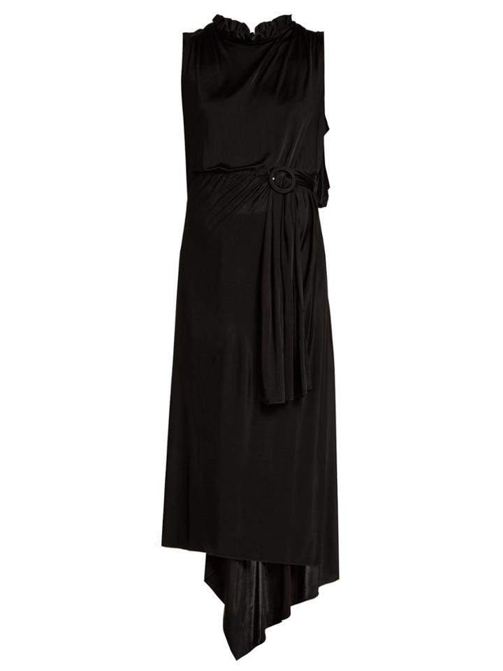 Vetements Sleeveless Wraparound Jersey Dress
