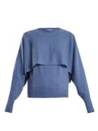 Chloé Layer Crew-neck Cashmere-knit Sweater