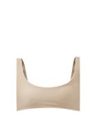 Matchesfashion.com Jade Swim - Rounded Edges Scoop-neck Bikini Top - Womens - Light Grey