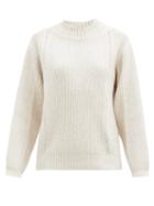 Matchesfashion.com See By Chlo - Ribbed Wool-blend Sweater - Womens - White