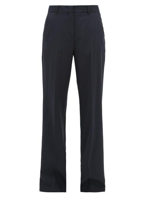 Matchesfashion.com Weekend Max Mara - Zolder Trousers - Womens - Navy