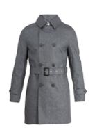 Mackintosh Double-breasted Linen Trench Coat