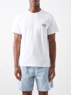 A.p.c. - Raymond Logo-embroidered Cotton-jersey T-shirt - Mens - White