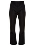 Vetements High-rise Kick-flare Cropped Twill Trousers