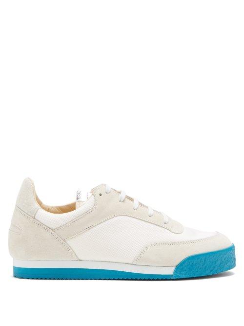 Matchesfashion.com Comme Des Garons Shirt - X Spalwart Low Top Mesh Trainers - Mens - White