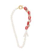 Matchesfashion.com Timeless Pearly - Pearl And Shell Necklace - Womens - White