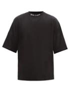 Palm Angels - Logo-print Cotton-jersey T-shirt - Mens - Black