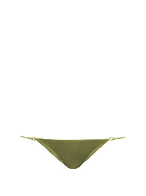 Matchesfashion.com Jade Swim - Aria Bikini Briefs - Womens - Green