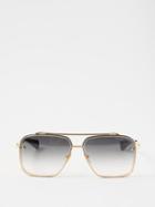 Dita Eyewear - Mach-six Aviator Titanium Sunglasses - Mens - 01bk