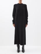Raey - Raglan-sleeve Responsible-cashmere Dress - Womens - Black