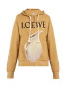 Loewe Printed Cotton-jersey Zip-up Hooded Sweatshirt