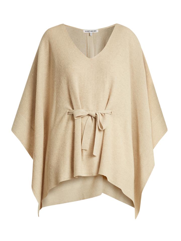 Elizabeth And James Fremont Tie-waist Poncho