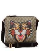 Gucci Angry Cat-print Gg Supreme Messenger Bag