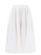 Khaite - Neve Cotton Culottes - Womens - White