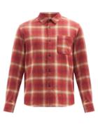 A.p.c. - Trek Plaid Flannel Shirt - Mens - Red Multi