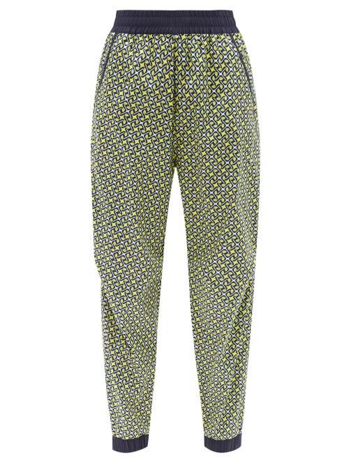 Moncler - Printed Cotton-blend Track Pants - Womens - Multi
