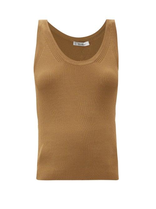 Matchesfashion.com Max Mara - Zadar Top - Womens - Camel