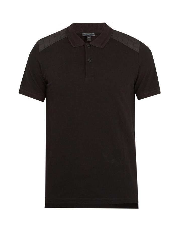 Belstaff Hitchin Contrast-panel Cotton-piqu Polo Shirt