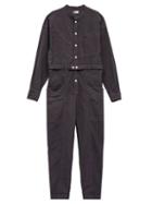 Mens Rtw Isabel Marant - Enunio Collarless Jumpsuit - Mens - Black
