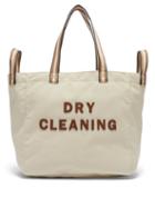 Matchesfashion.com Anya Hindmarch - Household Dry Cleaning Recycled-canvas Tote Bag - Womens - Cream Multi