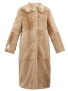 Matchesfashion.com Stella Mccartney - Alter Faux Fur Coat - Womens - Beige