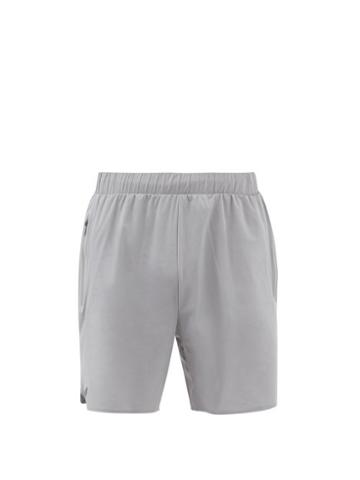 Castore - Active Stretch Logo-print Technical-jersey Shorts - Mens - Grey