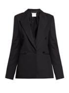 Matchesfashion.com Stella Mccartney - Single Breasted Crepe Blazer - Womens - Black