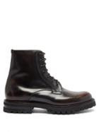 Church's - Coalport Leather Derby Boots - Mens - Brown Black